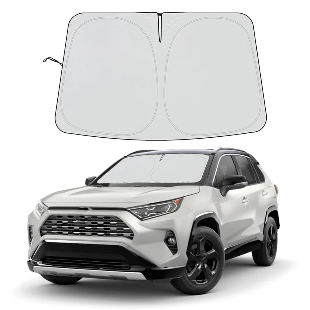 Auto Finestra Anteriore Parasole Copertura Driver Parabrezza Visiera Parasole Ombra Protezione Parasole Coche Protezione Solare Anti-UV Per Toyota RAV4