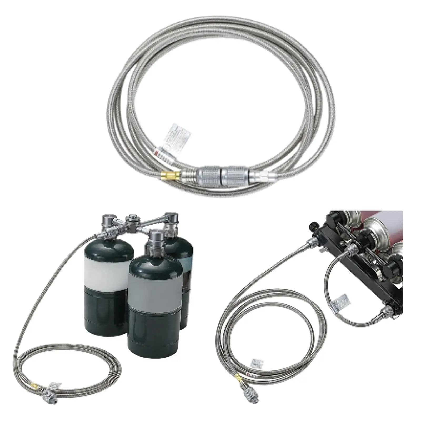 Adapter for Propano Tank, Prolonged Tube 50cm, 200cm Stove Converter for Camping, Hiking, Picnic, Barbecue