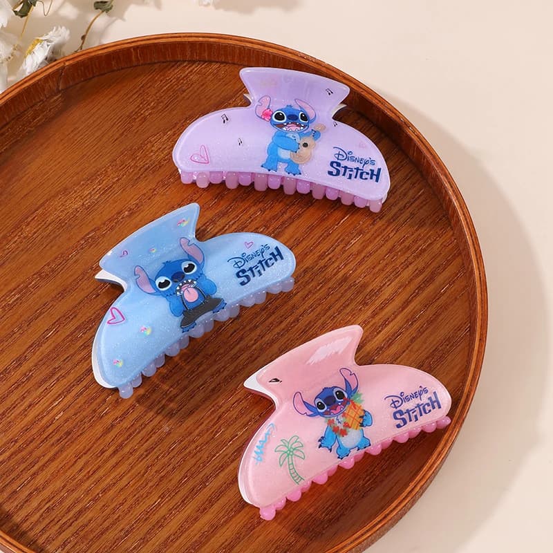 1 Disney Stitch hair clip – Character-shaped design with sturdy grip, perfect gift for fans.