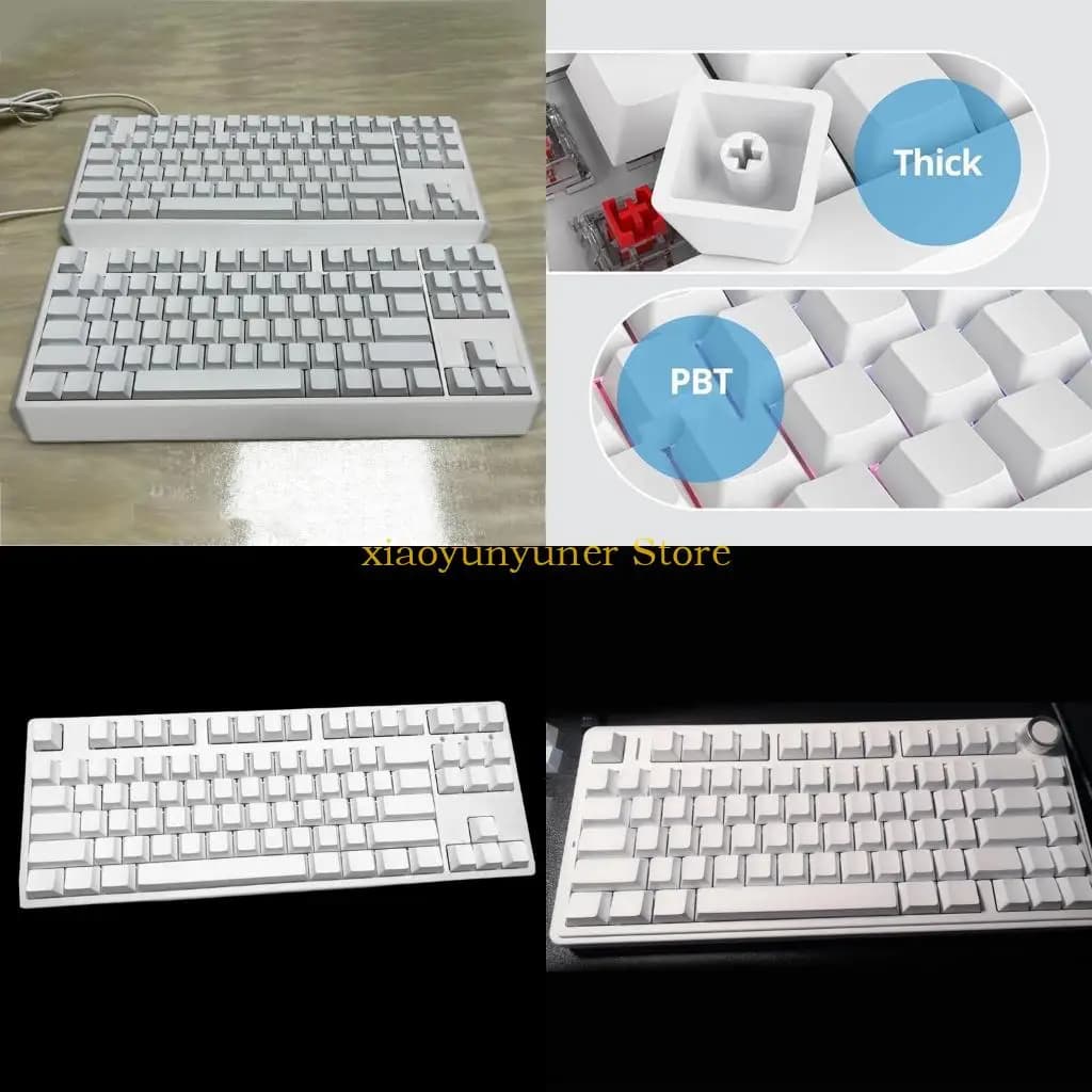 P9JB pezzi PBT Copritasti vuoti Tastiere meccaniche Chiave con profilo originale per interruttori MX