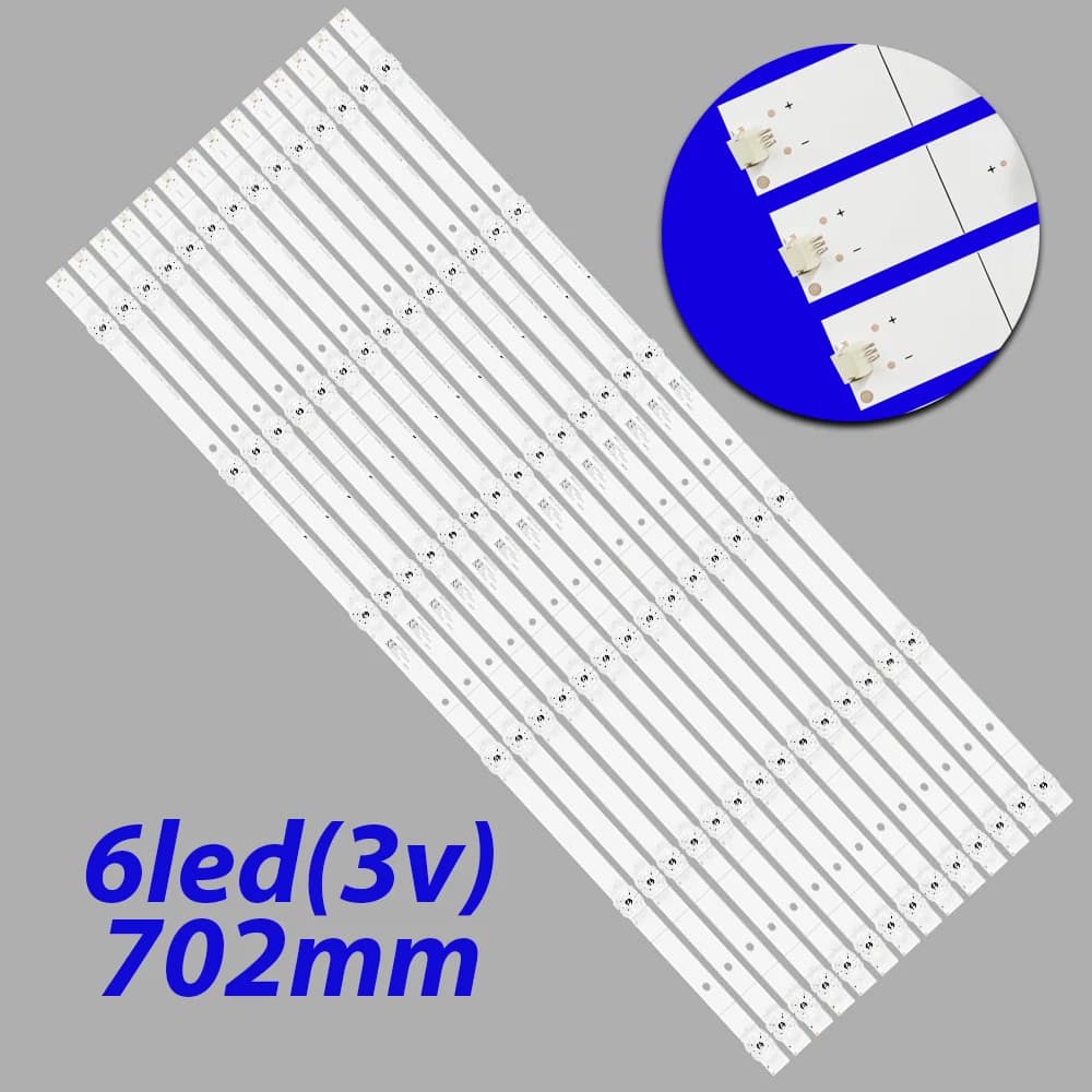 Strisce di retroilluminazione a LED per Hisense 75A6G 75R6E3 75H6570G 75E3D 75H6510G 75R61G 75H78G SVH750A76 CRH-BX75S3U8130T14069B8-REV1.3