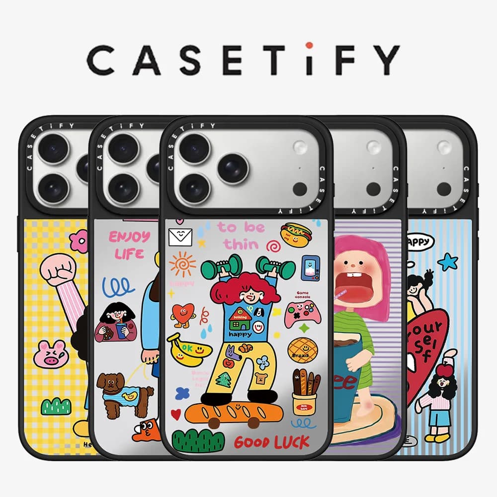 CASETiFY Dopamine Girl Pattern Print Series Phone Case for IPhone 13 15 14 16 17 Pro Max Air Plus Magnetic Protective Case