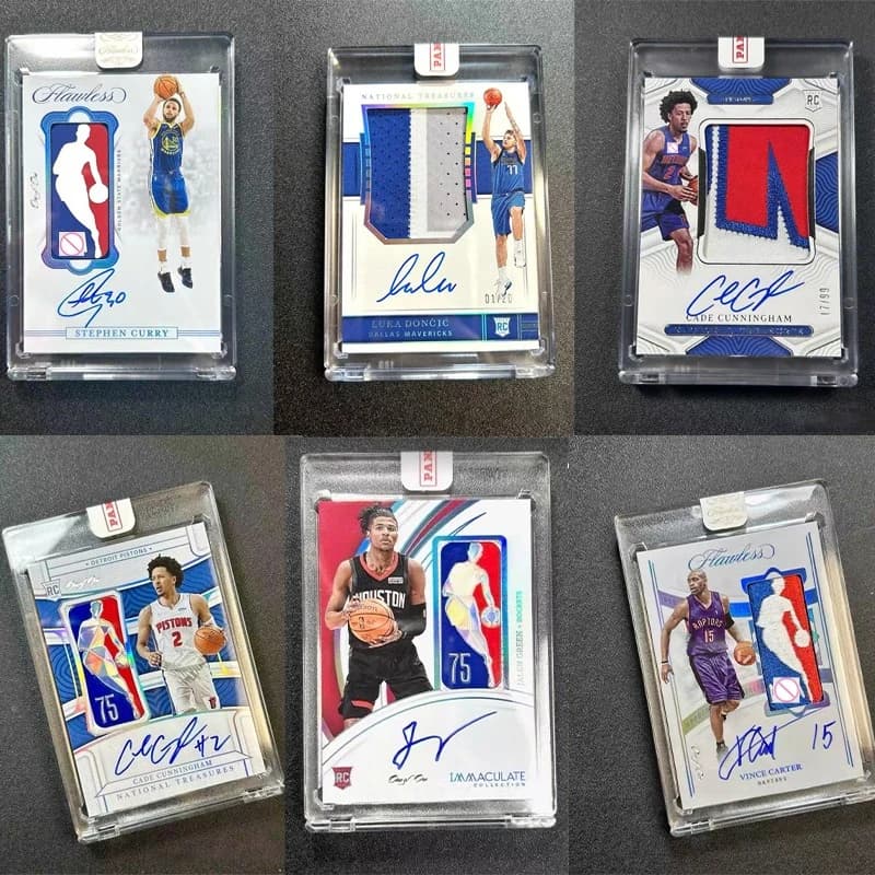 2021-22 DIY Panini Rookie 1/1 Replica Homemade Card 180PT Top Laser 5K High-definition Steel Seal Craftsmanship Fans Gift
