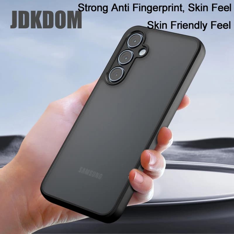 Cover Protettiva Opaca Antiurto JDKDOM per Samsung A56 A36 A26 A16 A57 A37 A17 A07 S26 S25 Edge S24 FE S23 Plus Ultra
