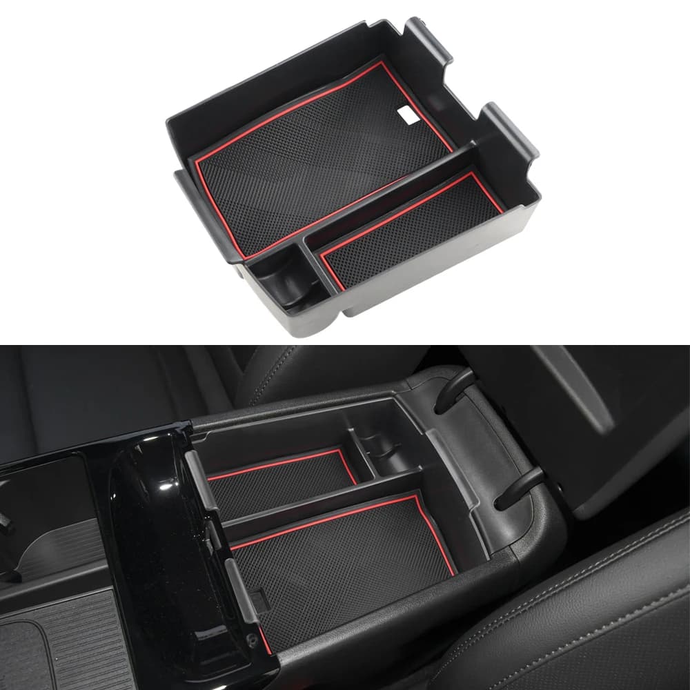 Per Hyundai Tucson 2025 2026: Scatola portaoggetti per bracciolo, organizer per console centrale, vassoio contenitore, accessori interni auto