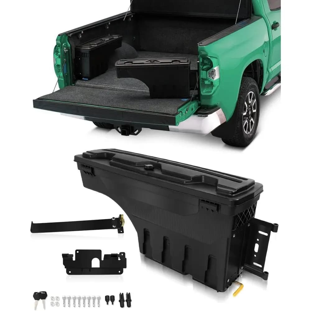 Toolbox for Cassone Truck Side Side Right, Compatible with 2008-2019, with Multi-Comparing Dividers for Organization, Resistant and Anti-Deletion