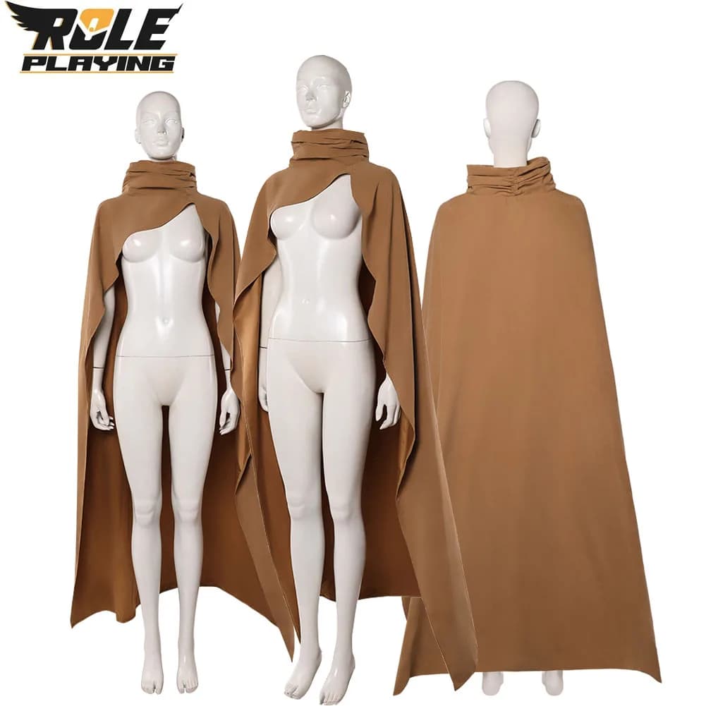 Costume da Cosplay Devon Izara per Donne, Mantello Marrone Fantasy, Abbigliamento per Ruolo di Lord Shadow, Vestito Femminile per Halloween e Carnevale