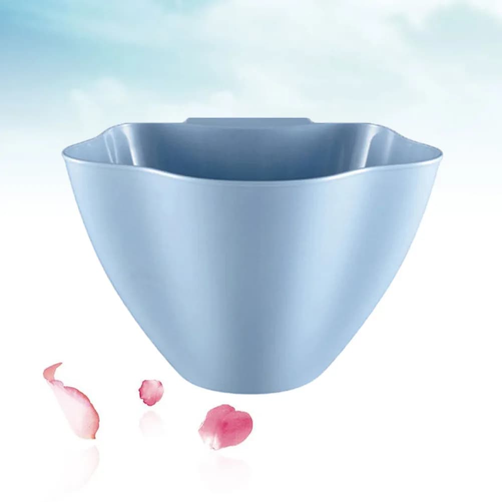 Cestino per Rifiuti da Appendere Dietro la Porta della Cucina, Contenitore Blu Nordico in Plastica per Auto e Viaggi