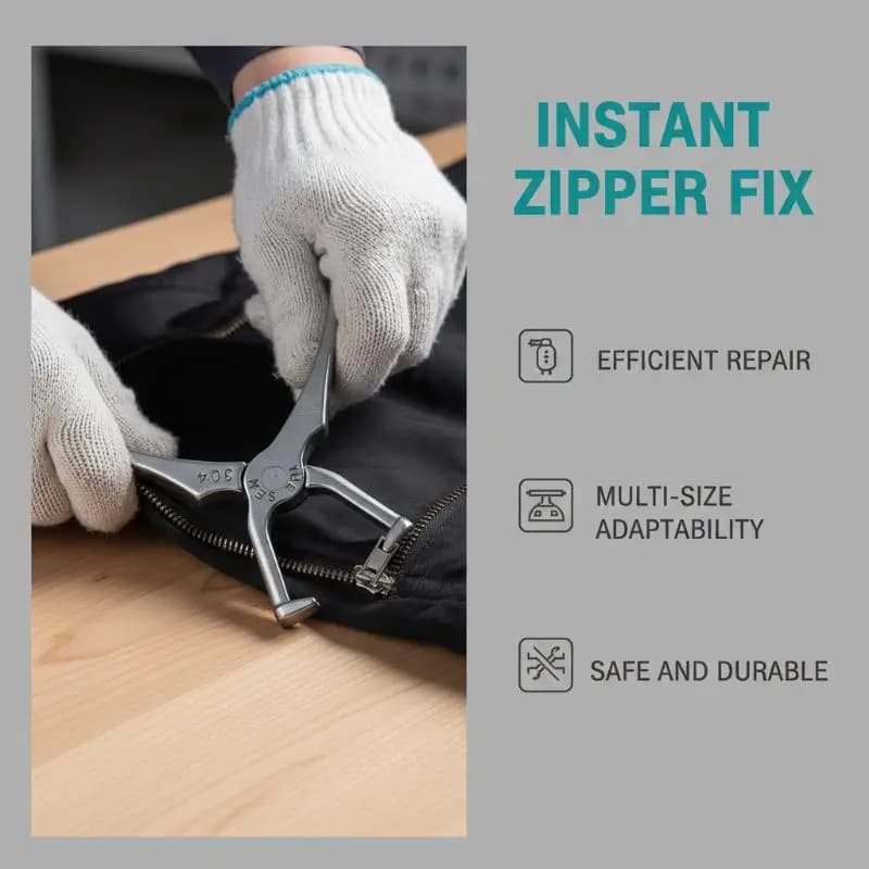 Pinze per Cerniere in Acciaio Inossidabile per Installazione e Riparazione di Cerniere su Vestiti e Scarpe, Kit Fai-da-Te, Accessori per Cucito