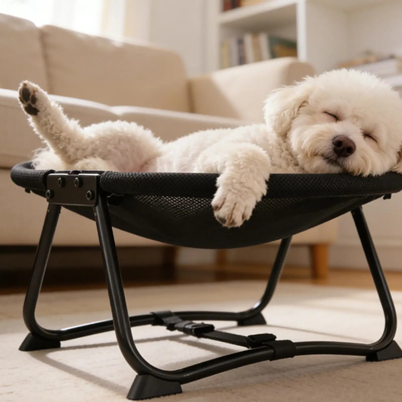 Dog Cot Bed Foldable Soft Hammock Indoor Camping Cat Cot Beds For Small Medium Kitten Puppy Indoor Outdoor Home Garden Travel