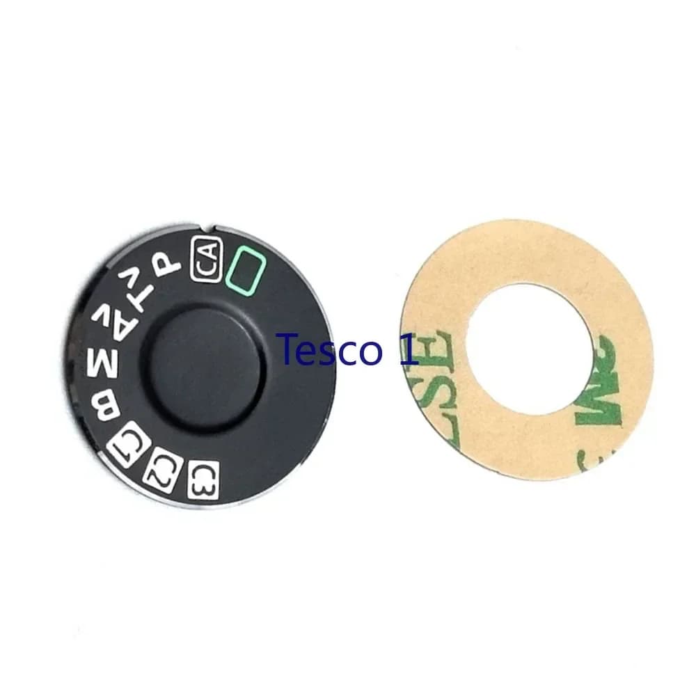 Nuovo coperchio superiore funzione quadrante modello pulsante etichetta per Canon EOS 5D2 5DII 5D Mark II con nastro adesivo parte di riparazione della fotocamera