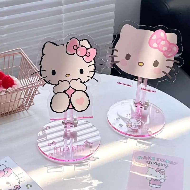 Cute cartoon character Hello Kitty mobile phone stand Laptop tablet boutique desktop stand Lifting and retractable Holiday gift