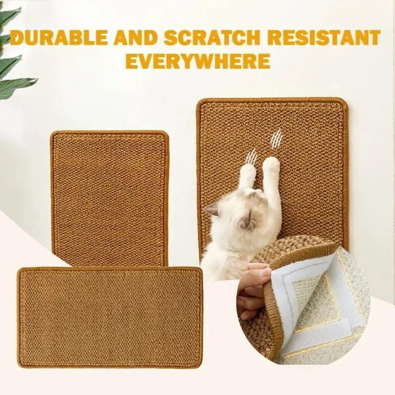 Tappetino antigraffio per gatti grande imitazione sisal resistente ai graffi protezione da indossare tappetino per smerigliatrice per artigli per divano tappetino antigraffio per gatti per animali domestici forniture per gatti