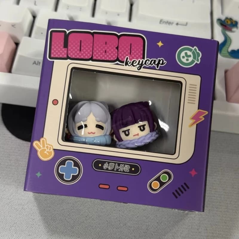 Personalized Keycap LOBO Frieren Fern Simmel Anime for Mechanic Keyboard, Carinogenic Keyboards, Fai-da-Te Craft Keycap, PC Gift