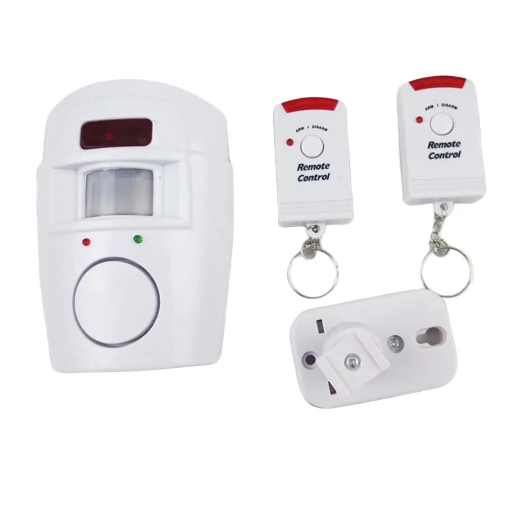 Kit Sistema di Allarme Fai-da-Te con Distanza di Trasmissione 7M, Dispositivo di Sicurezza per Interni ed Esterni, Sensore di Movimento per Porte e Finestre