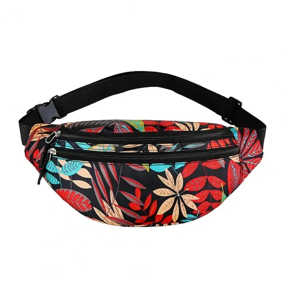 Unisex Sporty Waist Bag Waterproof for Running, Cellular Door and Wallet