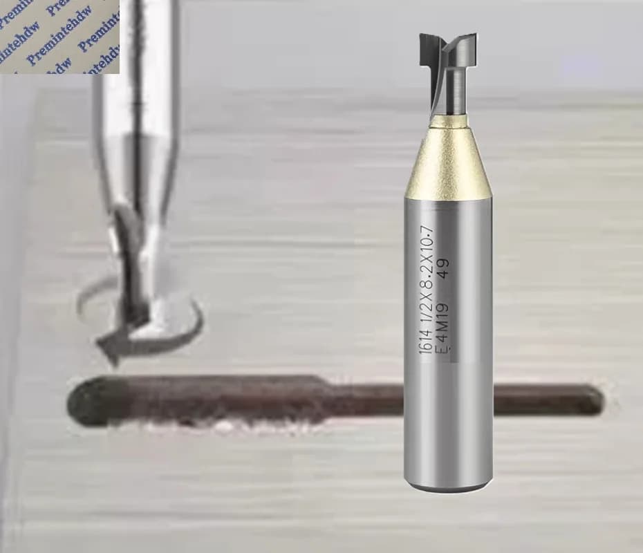 1 Pezzo Fresa per Legno con Taglio a T
