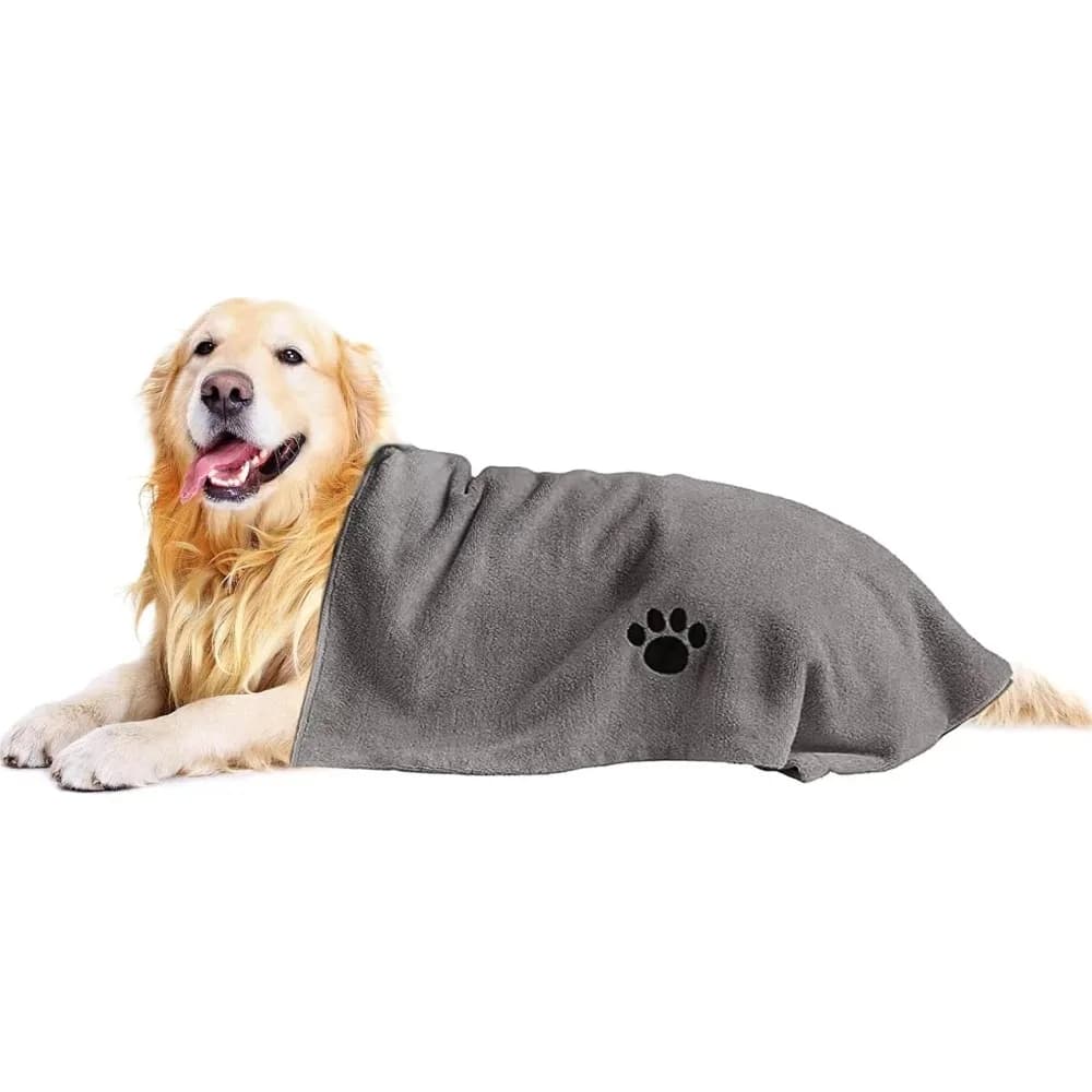 Asciugamani per cani in microfibra per asciugare cani, asciugamano per toelettatura animali super assorbente e morbido, 40 pollici x 23,6 pollici, doccia perfetta per cani e Ba