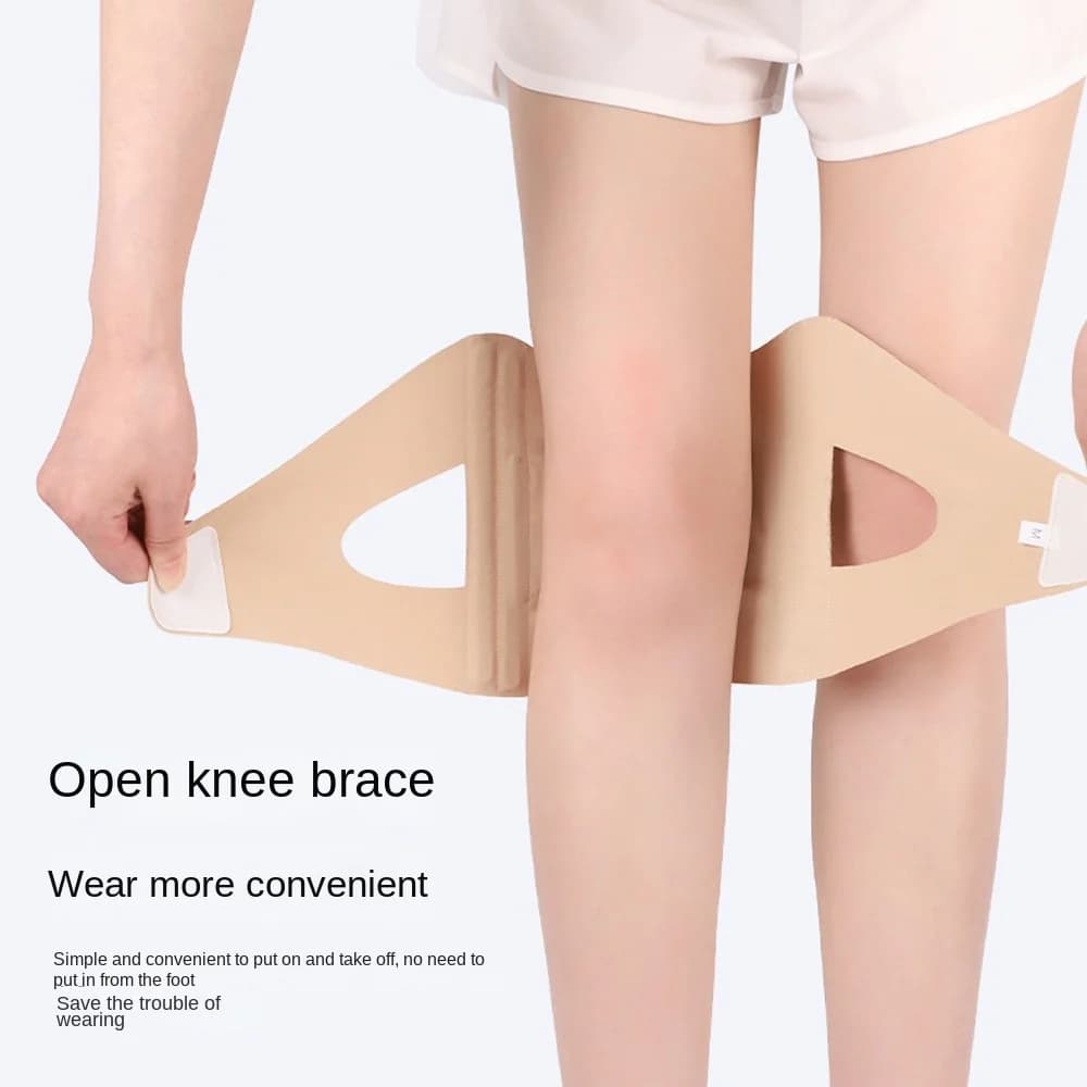 Protezione rotulea Ginocchiera a compressione Supporto a molla Ginocchiera sportiva ultrasottile Pressurizzare il supporto professionale per il ginocchio Fiteness