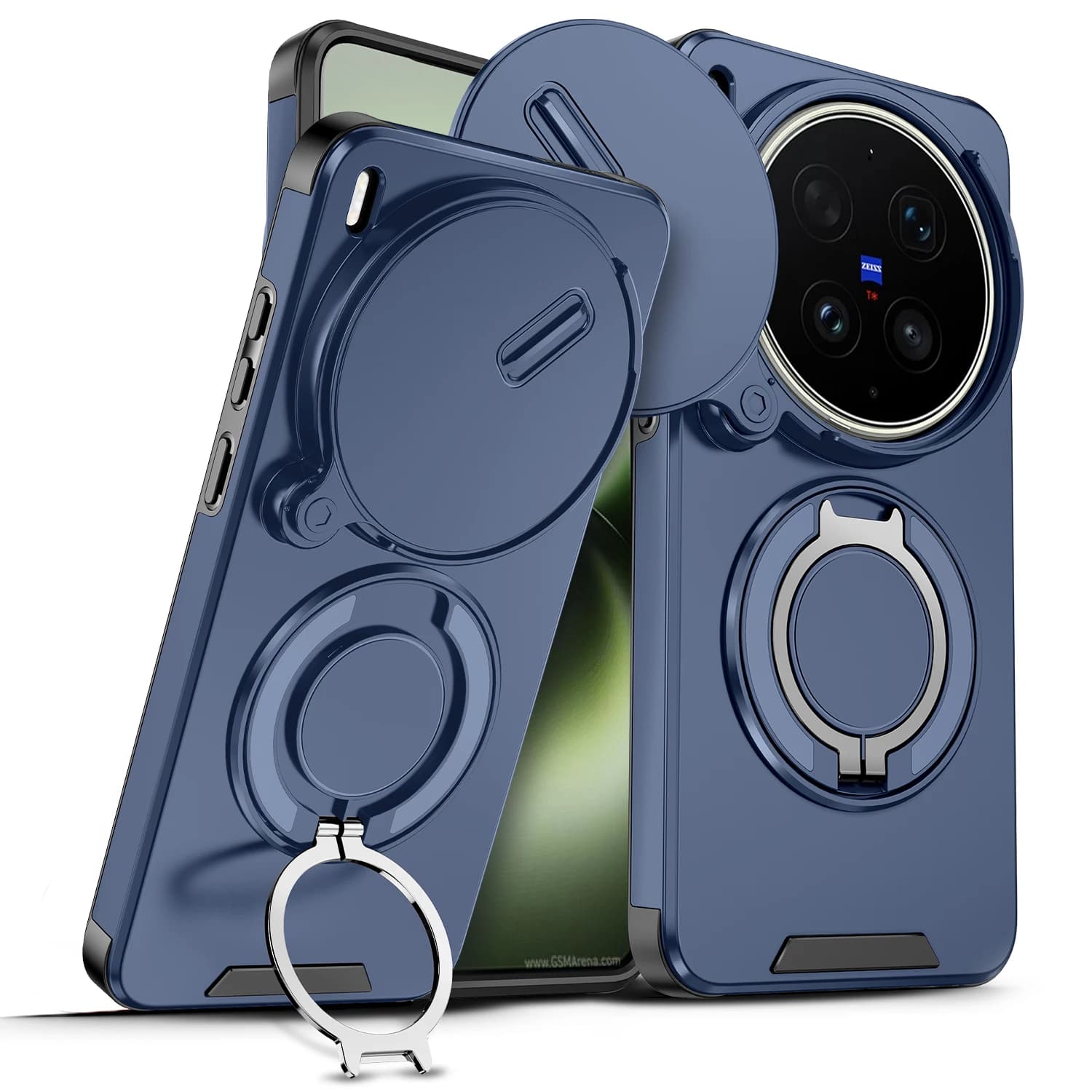 Custodia Antiurto con Anello Magnetico per Vivo X300 Ultra X300 PRO, Cover Protettiva per Fotocamera Vivo X300Ultra