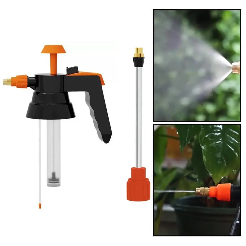 Pompa ad aria ad alta pressione con ugello spray per annaffiare le piante, flacone spray a pressione manuale, spruzzatori per disinfezione, giardinaggio domestico