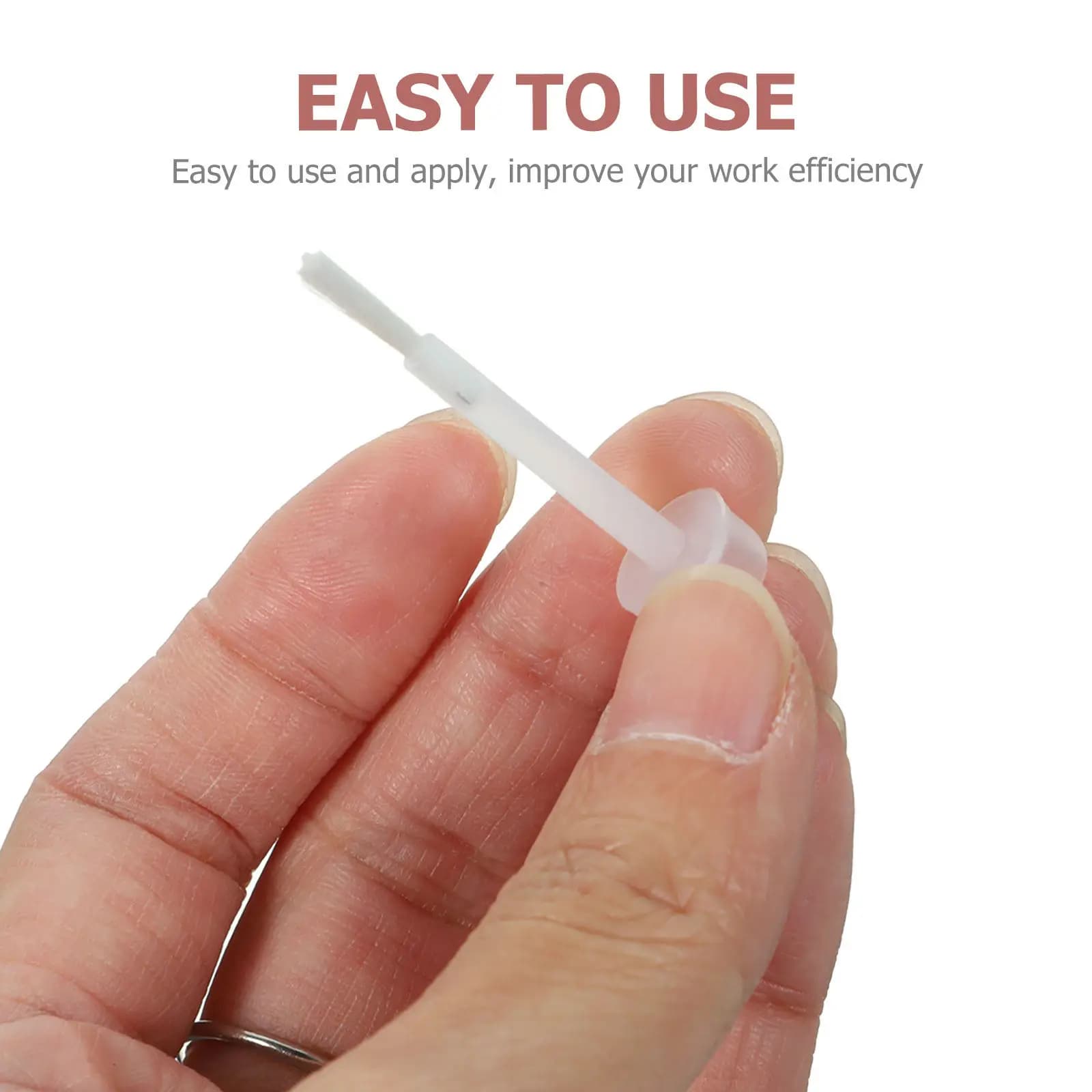 Set di 200 Pennelli Lunghi e Rotondi per Smalto, Punte Morbide di Ricambio, Strumento Professionale per Manicure, Set di Pennelli per Gel e Olio per Unghie