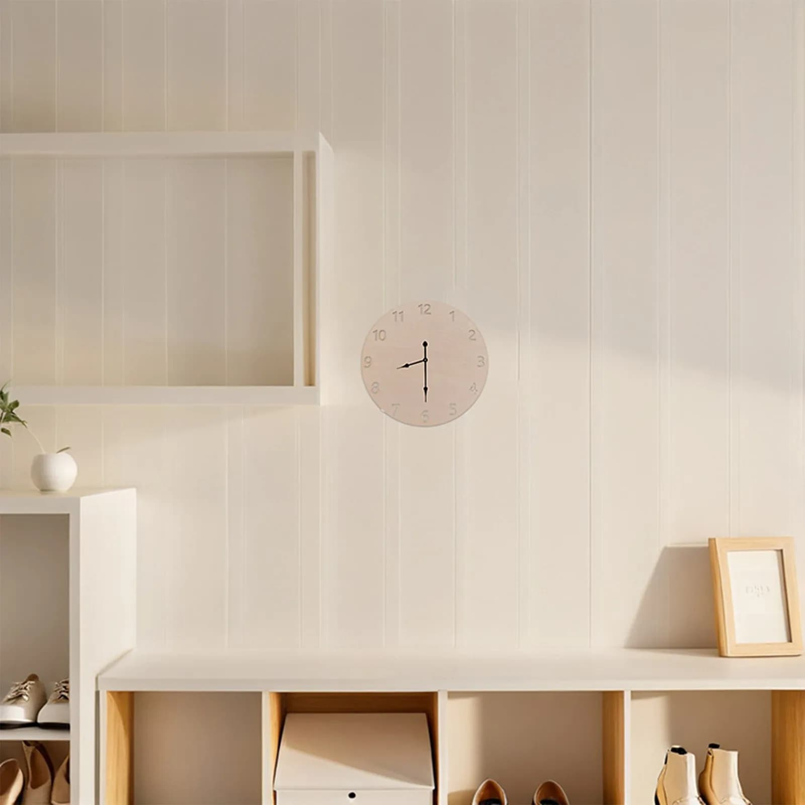 10 Pezzi Quadranti in Legno Grezzi Rotondi per Orologi Fai da Te, Sostituzione Orologio da Parete Non Finito da 15 cm, Materiali Artigianali per Casa Creativa