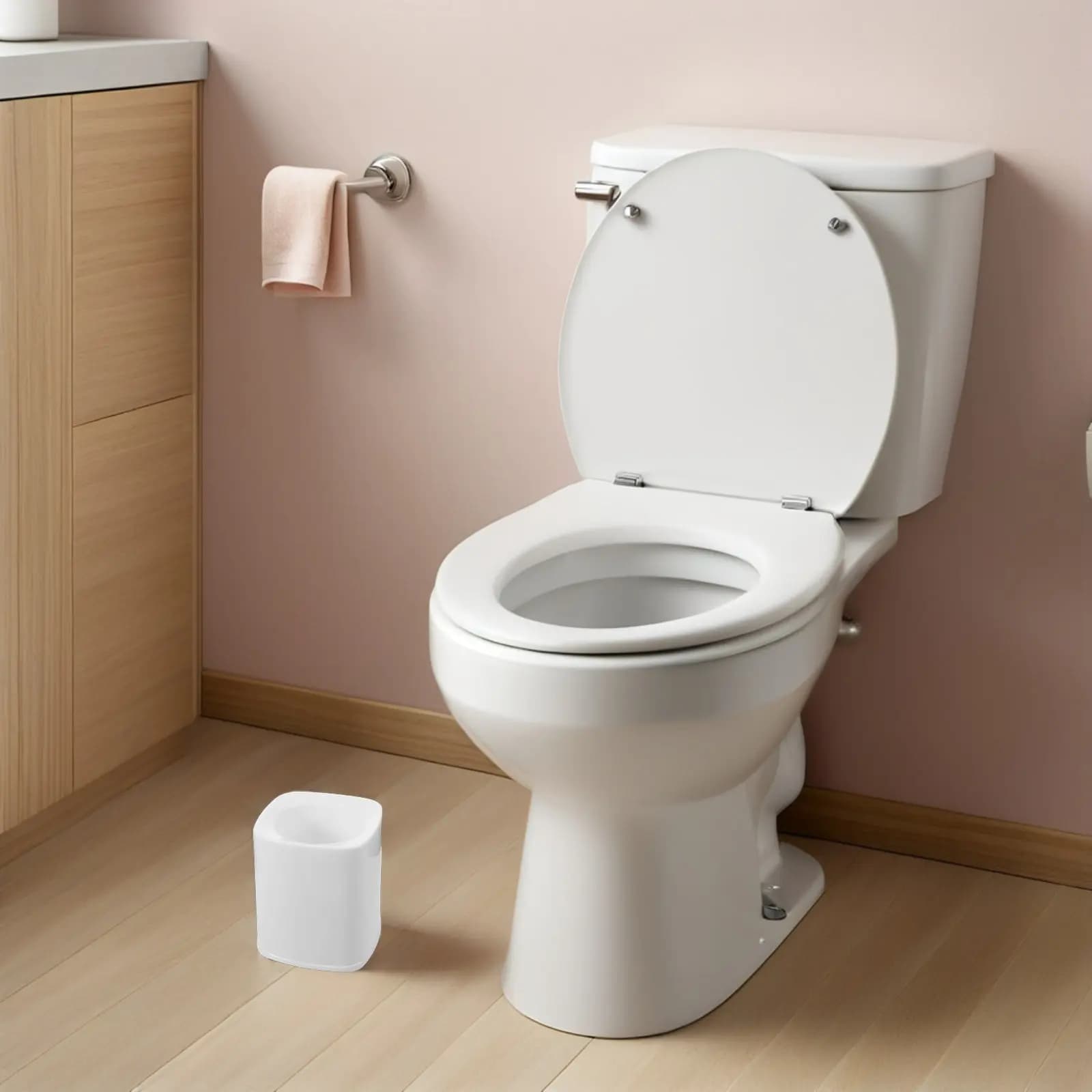 4Pcs Toilet Brush Holder Plastic Compact Drainage Design Space Saving for Bathroom Cleaning Organizer Commercial Use Toilet