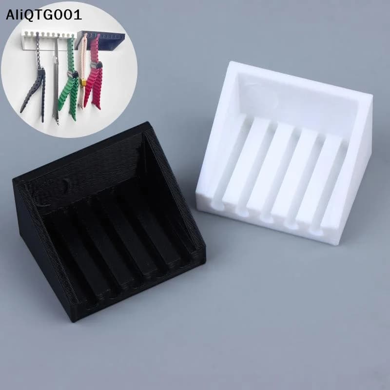 Organizzatore per Cinturini da Orologio con 5/10 Scomparti, Supporto da Parete per Cinturini di Orologi e Smartwatch, Mensola Porta Accessori