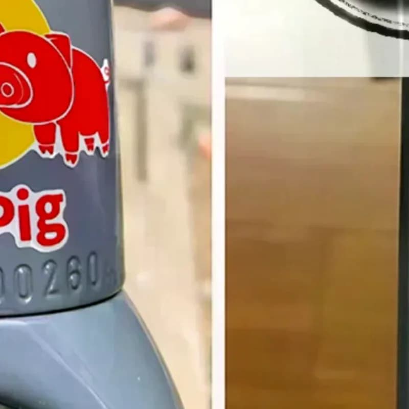 Funny stickers for steering tube bike Decalcomanie decorative red pig for dumbbell bike Decalcomanie for upper tube for helmet Wall decal for cycling team