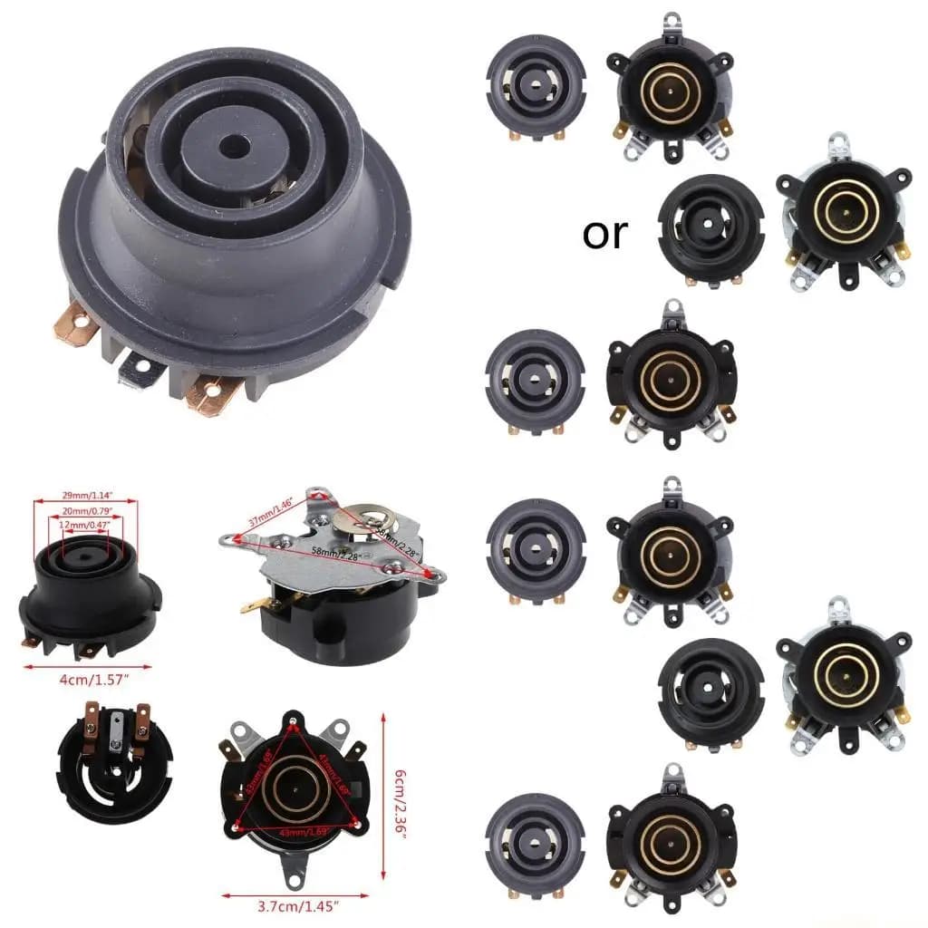 D0AB Electric kettle Thermostat Switch Base Point temperature control Top base socket