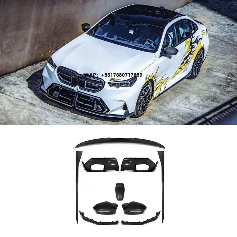 HIgh Quality MP Style Dry Carbon Fiber Body Kit for G90 G99 M5 2024-2025 Front Lip Rear Diffuser Side Skirts Body Kit