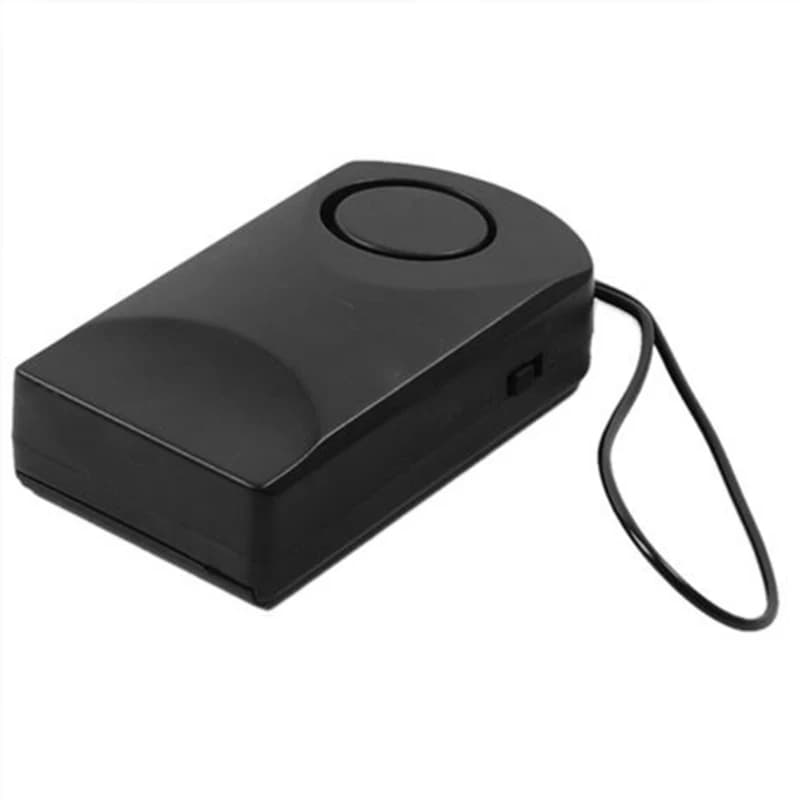 Sensore tattile wireless portatile 120 Allarme di sicurezza Maniglia per porta forte Avviso ingresso Antifurto Spaventoso Sirena di sicurezza da viaggio per hotel