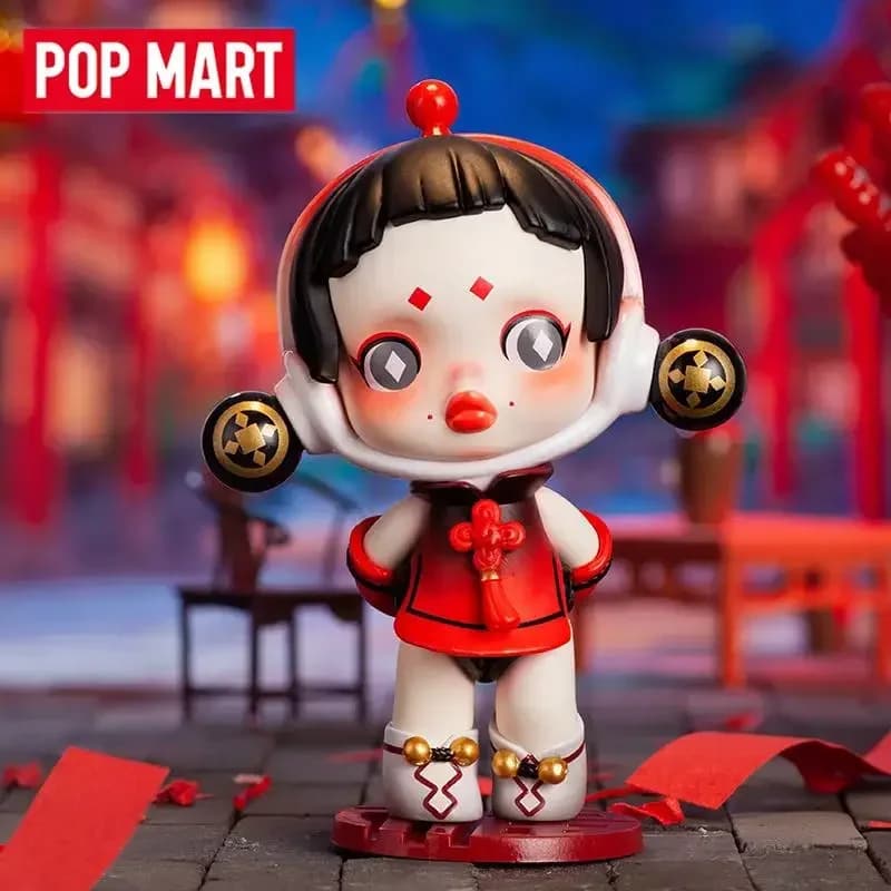 POP MART Serie Anno della Tigre Scatola Misteriosa Originale Blind Box Giocattoli da Collezione Ornamenti Decorazioni per la Casa Statuette da Scrivania