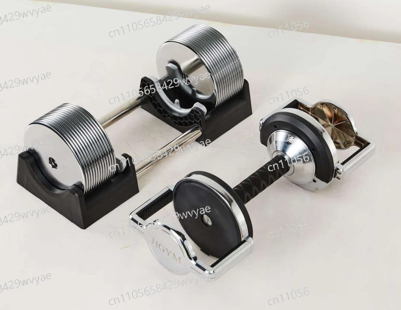 32KG Household Multi-purpose Weightlifting Training New Version for Home or Gym Fitness Stainless Steel Dumbbell Set