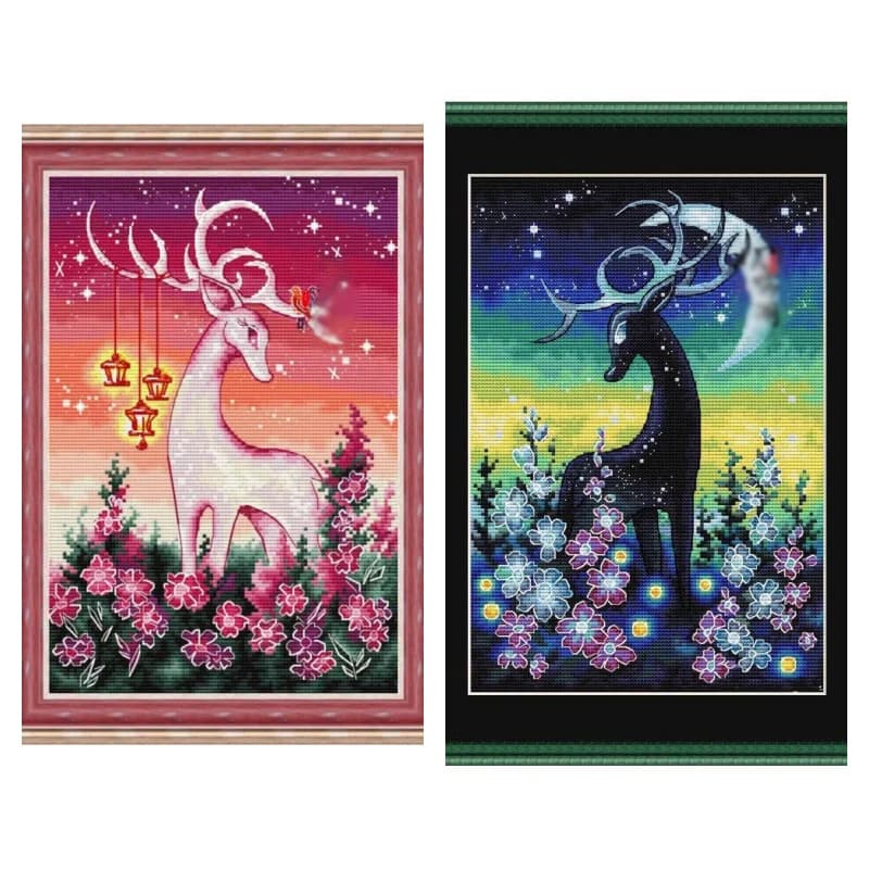 12101 Kit punto croce Set per ricamo Punto croce Punto croce Kit completo Stich Set punto croce Ago Arti e mestieri