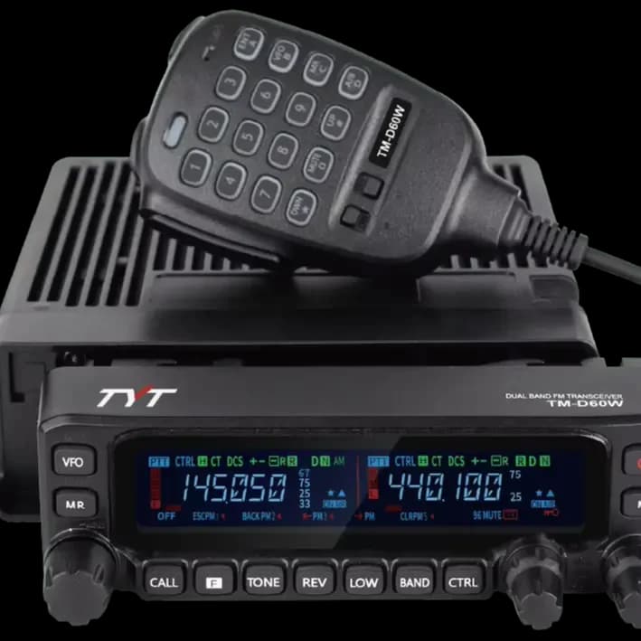 TYT TM-D60W Long Range 50wpower With Cross-band Function Like Yeasu Ham Car Radio Walkie Talkie NR-N7500 Talkie-Walkie