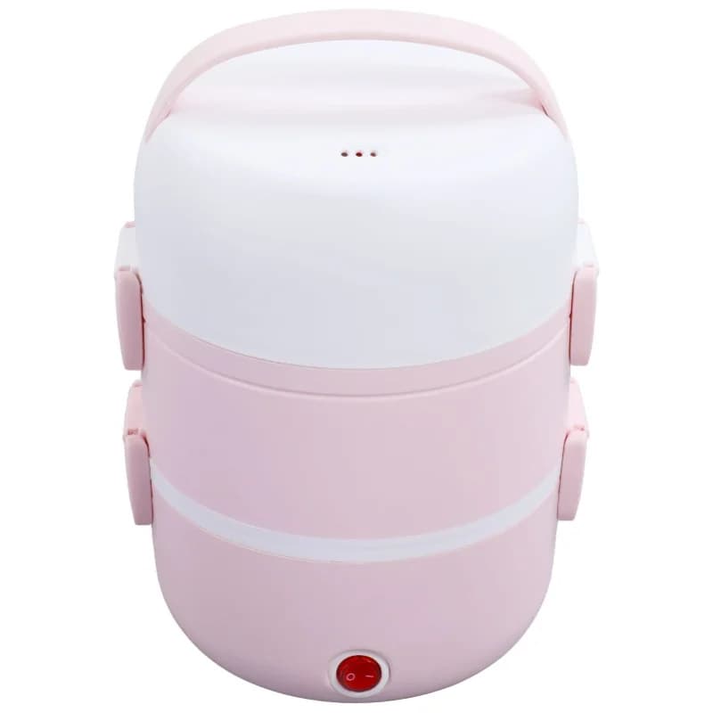 Scaldavivande Elettrico a 3 Strati 250W, Contenitore per Alimenti Bento, Scaldavivande e Cuociriso