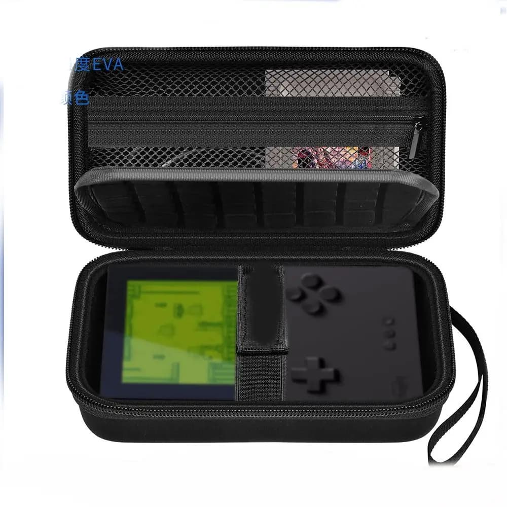 Custodia rigida per console di gioco portatile tascabile analogica per schede per videogiochi Cavo di ricarica e accessori