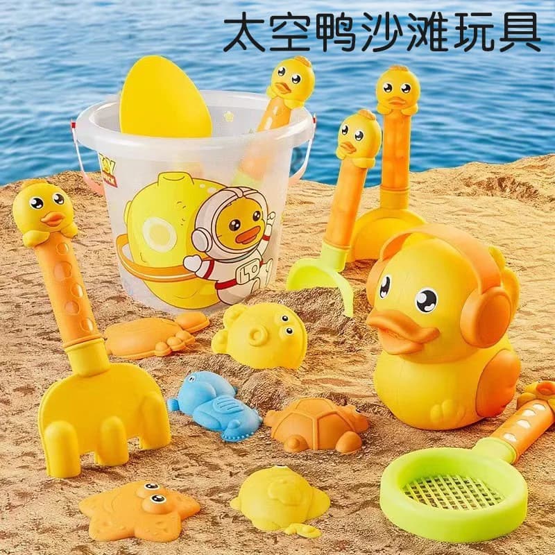 Bambini Giocattoli di sabbia I bambini giocano con l'acqua Set di scatole da spiaggia Kit Secchiello di sabbia Divertimento in acqua estiva Secchiello da spiaggia Hobby Gifrs per bambini