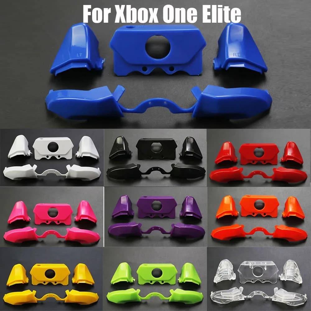 JCD 1Set per Controller Xbox One Elite LT RT LB RB paraurti trigger pulsanti con Kit di riparazione cornice anteriore accessori per maniglie di gioco