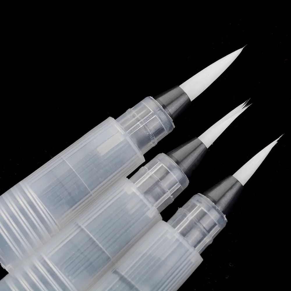 Soft Nylon Hair Self-Moisturizing Water Ink Storage Brush Pen Set for Calligraphy Watercolor Painting Drawing Art Supplies