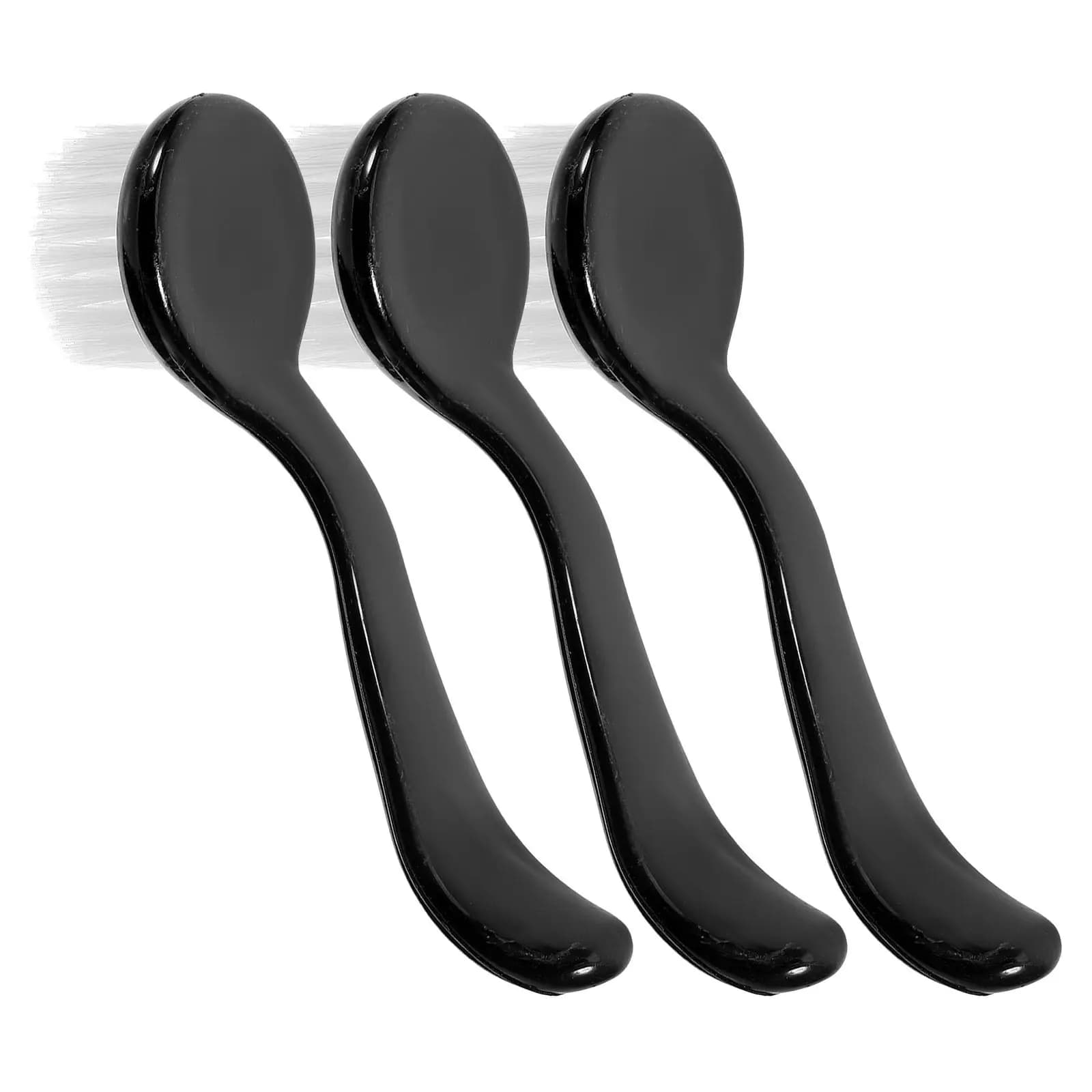 Set di 3 Spazzole per Pulizia Viso, Compakte e Portatili, con Setole Morbide per Pulizia Profonda, Scrubber per Lavaggio Viso per Donne, Ideale per Viaggi e Rimozione Trucco
