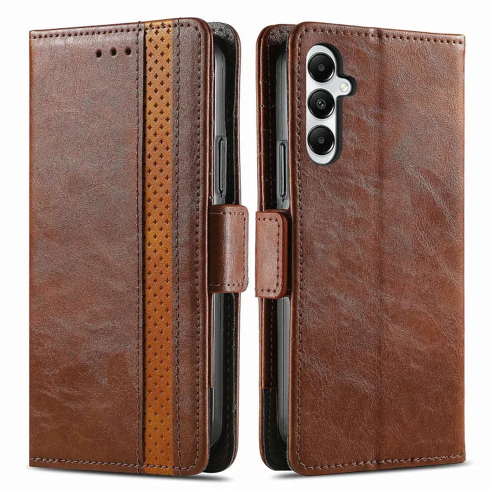 Custodia a libro in pelle RFID a protezione 360 per Samsung Galaxy A57 A56 A55 A35 A25 A15 A16 A17 5G A36 A26 A07 A37