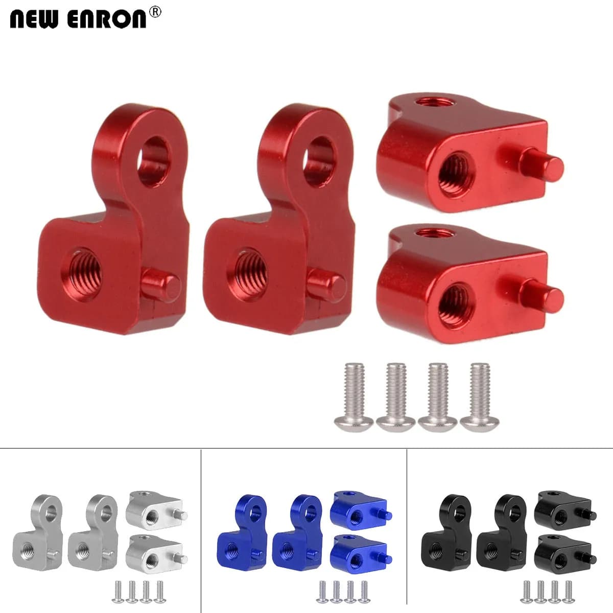 NUOVO ENRON CNC In Lega Piccolo Ammortizzatore Anteriore e Posteriore Superiore Ammortizzatore Per Rc Modello di Auto 1/10 Tamiya CC01 CC-01 Parti di Aggiornamento
