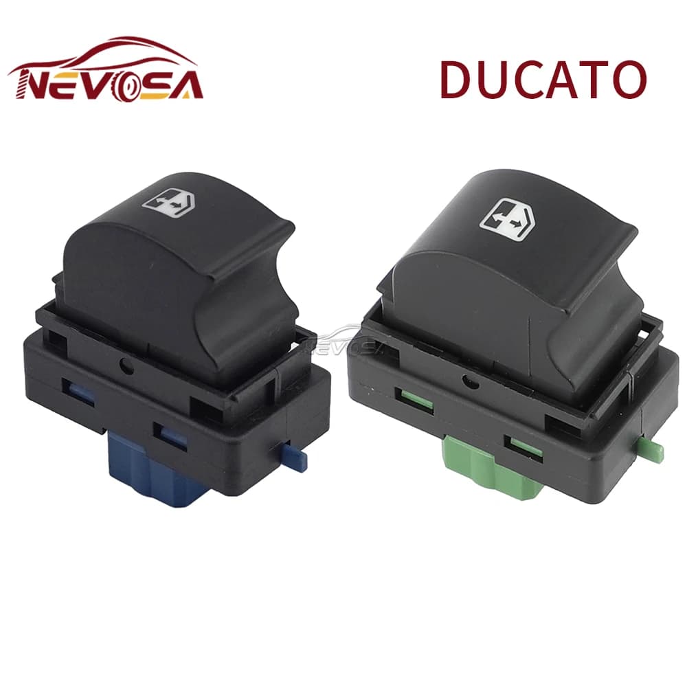 NEVOSA Per Fiat Ducato Citroen Jumper Peugeot Boxer 735532906 735421717 Interruttore alzacristallo elettrico Pulsante in vetro 6554.XV