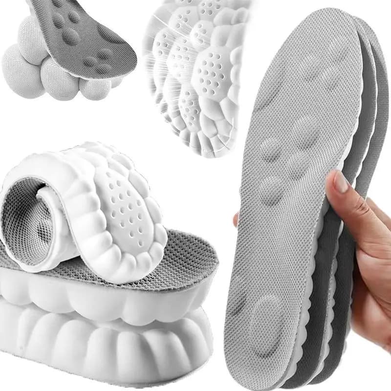 【Super Soft】 Solette 4D Suole nuvolose da uomo Solette ammortizzanti in memory foam morbido - Trim to Fit Stepp
