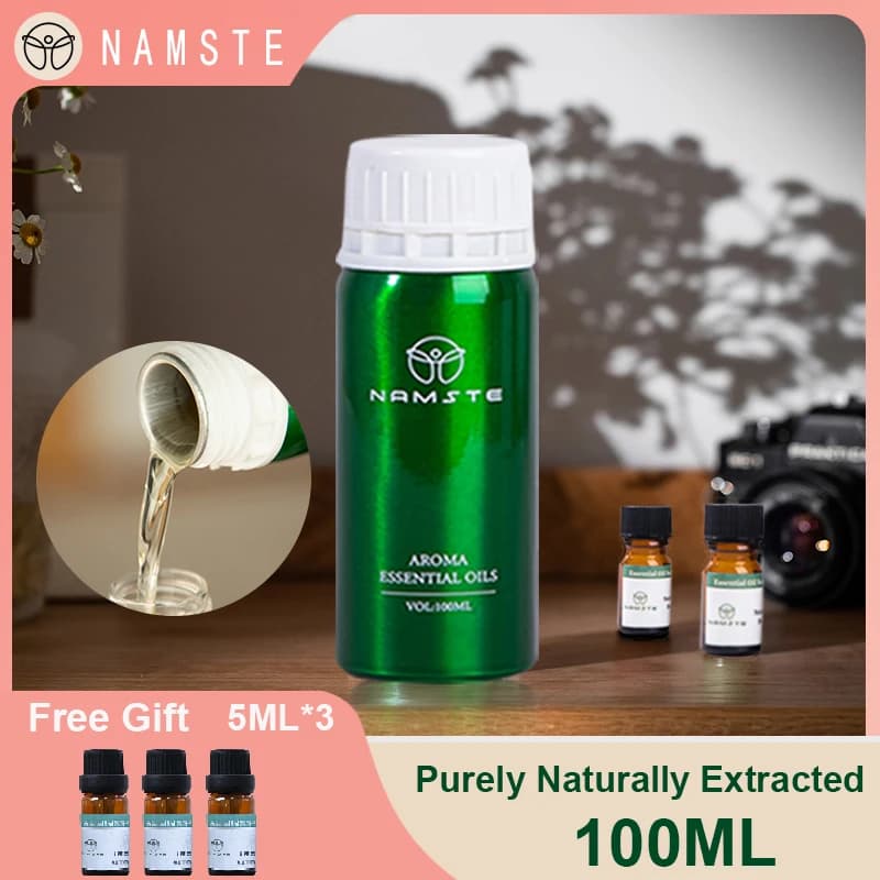 NAMSTE 100ML Profumo Hotel Olio Essenziale Deodorante Per La Casa Pianta Pura Olio Essenziale Camera Dell'hotel Diffusore di Fragranza Purificatore D'aria