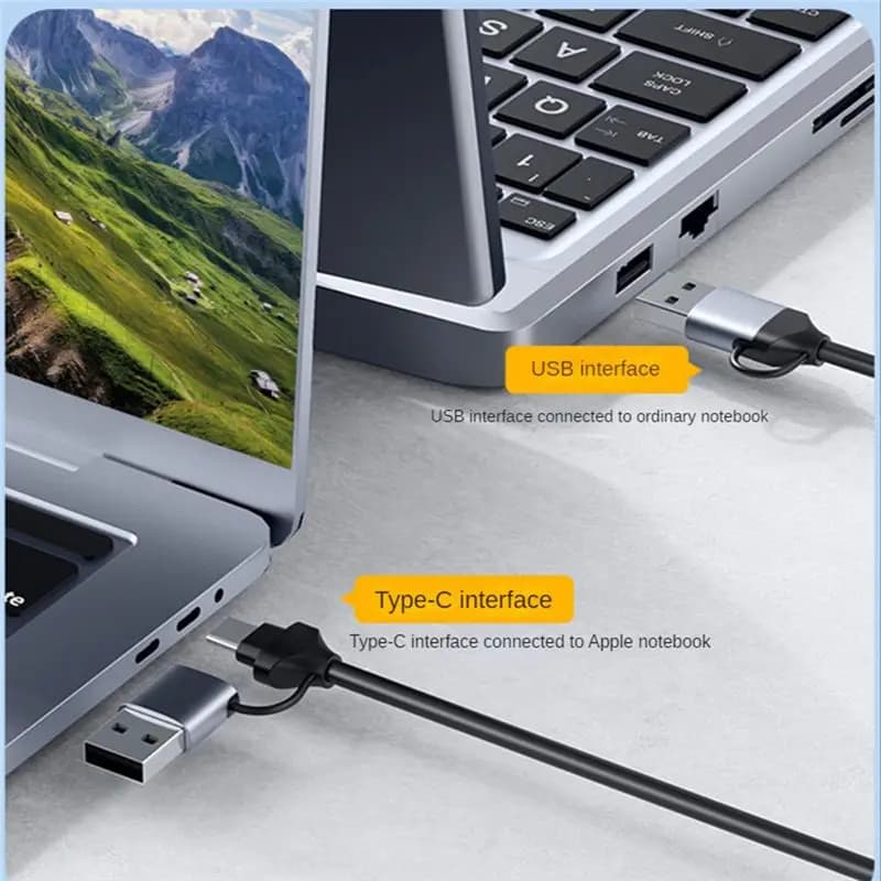 [NEW SALE]4K HDMI-Compatible to Type-C+USB Capture Card 1080P Computer Game Mobile Phone Live Audio Video Capture Card 1.8M