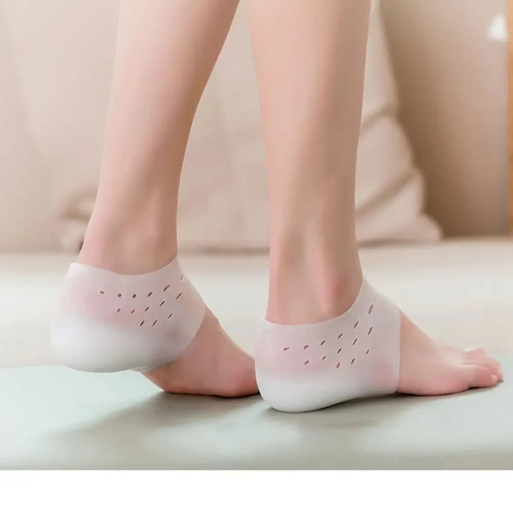 Casual Silicone Invisible Height Socks 2.0-4.0cm Invisible Inner Height Insoles Heel Cushion Hidden Insole Outdoor Silicone